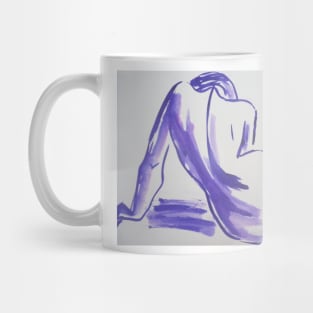 Curves 28 Purple - Female Nude Mug